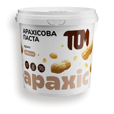 Арахісова паста кранч Маслотом, 1000 мл