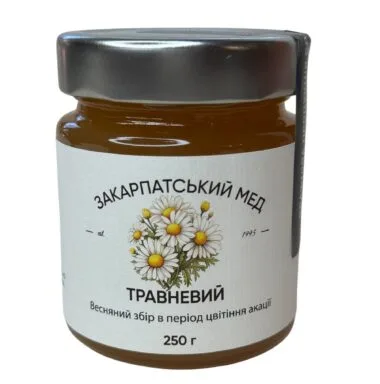 Мед закарпатський (Медовий край), 250 г